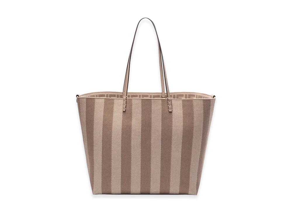 FENDI Women's Roll Large Reversible Shopping Bag "Beige"