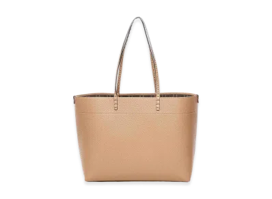 FENDI Women's Leather Roll Shopping Bag "Camel"