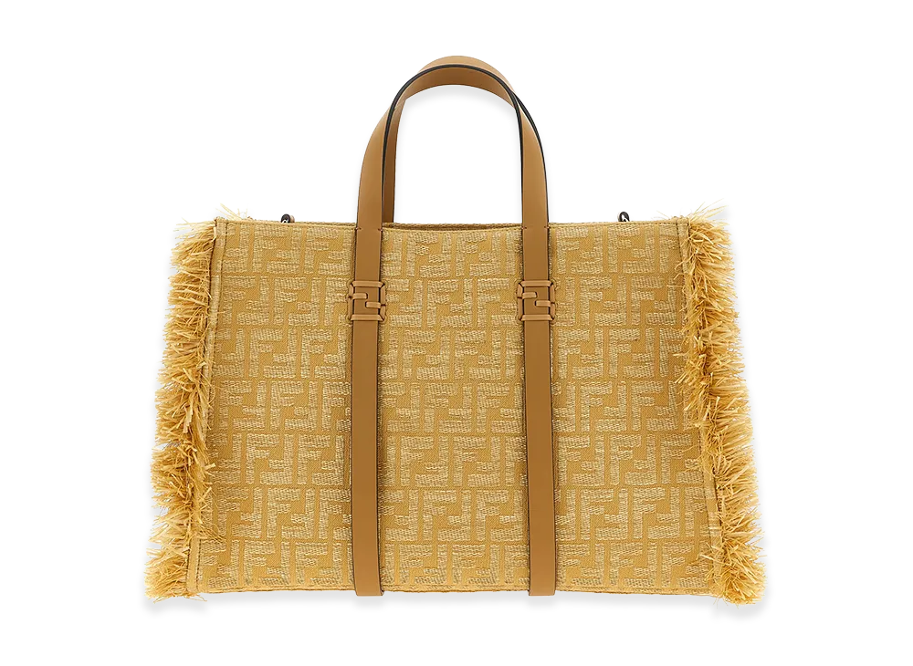 FENDI Women's Summer Tote Shopping Bag "Beige"