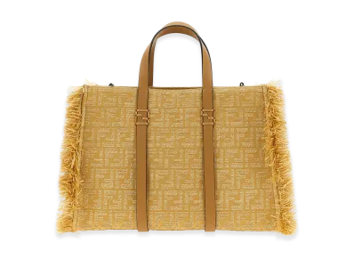 FENDI Women's Summer Tote Shopping Bag "Beige"