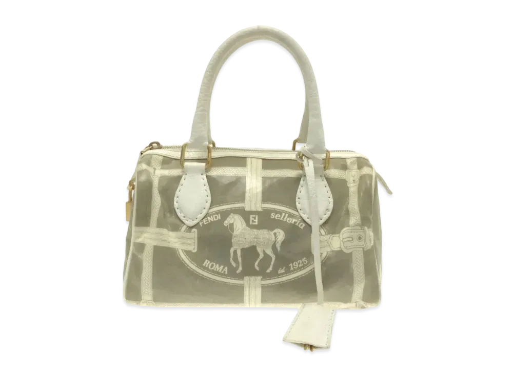 FENDI Sereria Handbag "Light Gray"