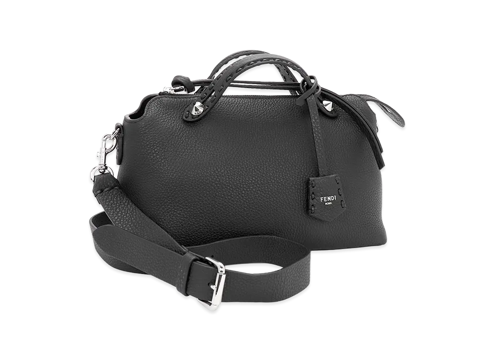 FENDI Women's By The Way Selleria Medium Handbag (with shoulder strap) "Nero"