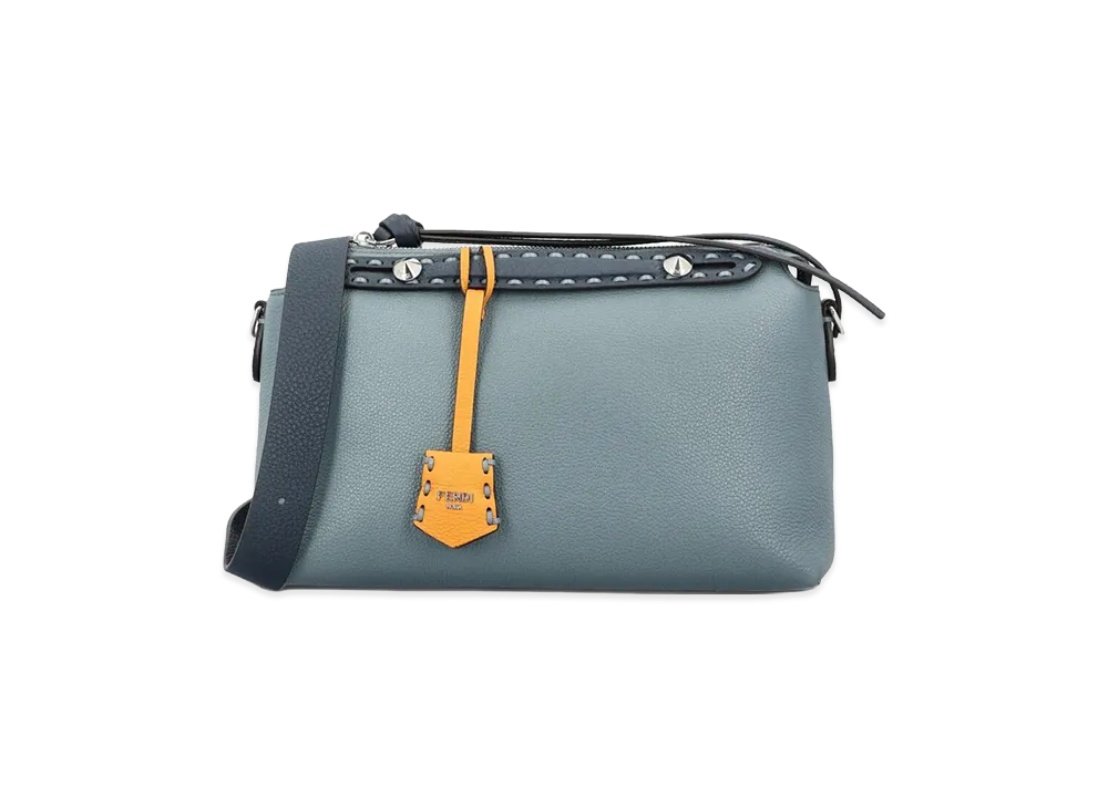 FENDI Women's By The Way Soft Selleria Medium Handbag "Light Blue"