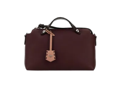 FENDI Women's By The Way Soft Selleria Medium Handbag "Bordeaux"