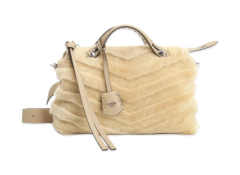 FENDI Women's Medium By The Way Selleria Bag "Beige"