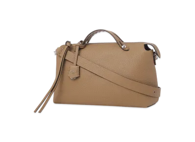 FENDI 2Way Boston Bag/By The Way Selleria Large "Cappuccino"