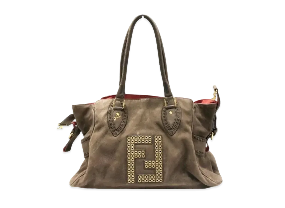FENDI Etonico Tote Bag "Dark Brown"