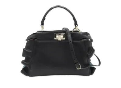 FENDI Peekaboo Mini Shoulder Bag "Black"