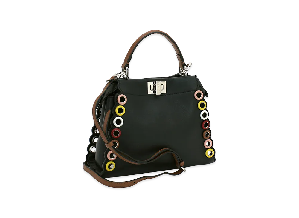 FENDI Women's Handbag (with shoulder strap) Peekaboo Mini "Nero"