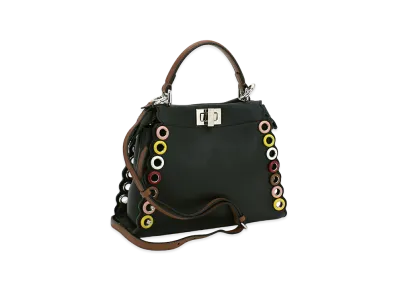 FENDI Women's Handbag (with shoulder strap) Peekaboo Mini "Nero"