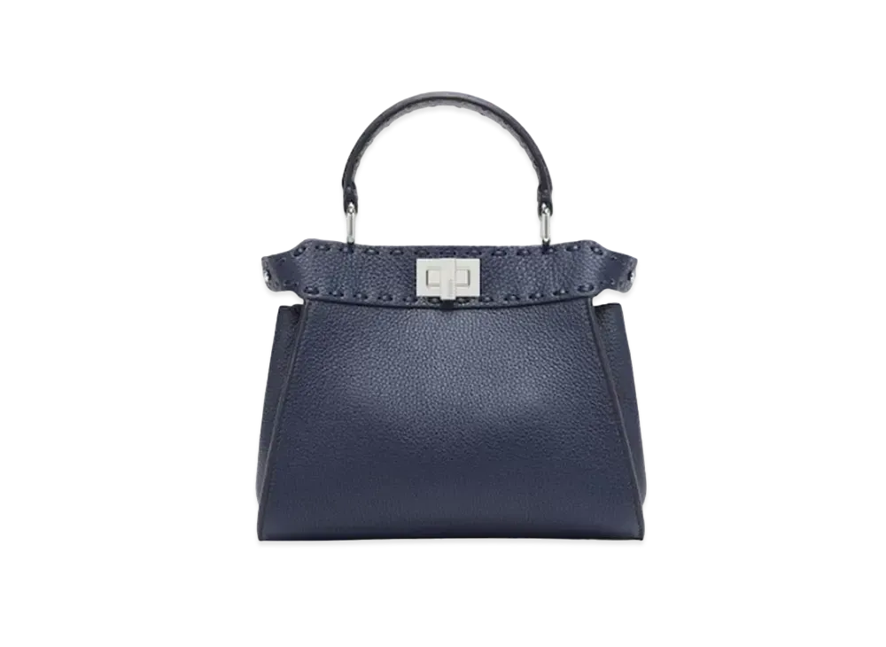 FENDI Peekaboo Small Selleria Bag "Midnight Blue"