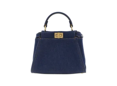 FENDI Women's 'peekaboo' Mini Handbag "Blue"