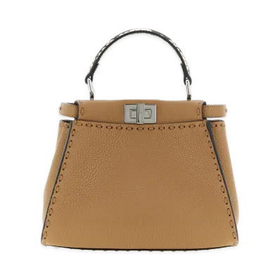 FENDI Women's peekaboo Mini Handbag "Beige"