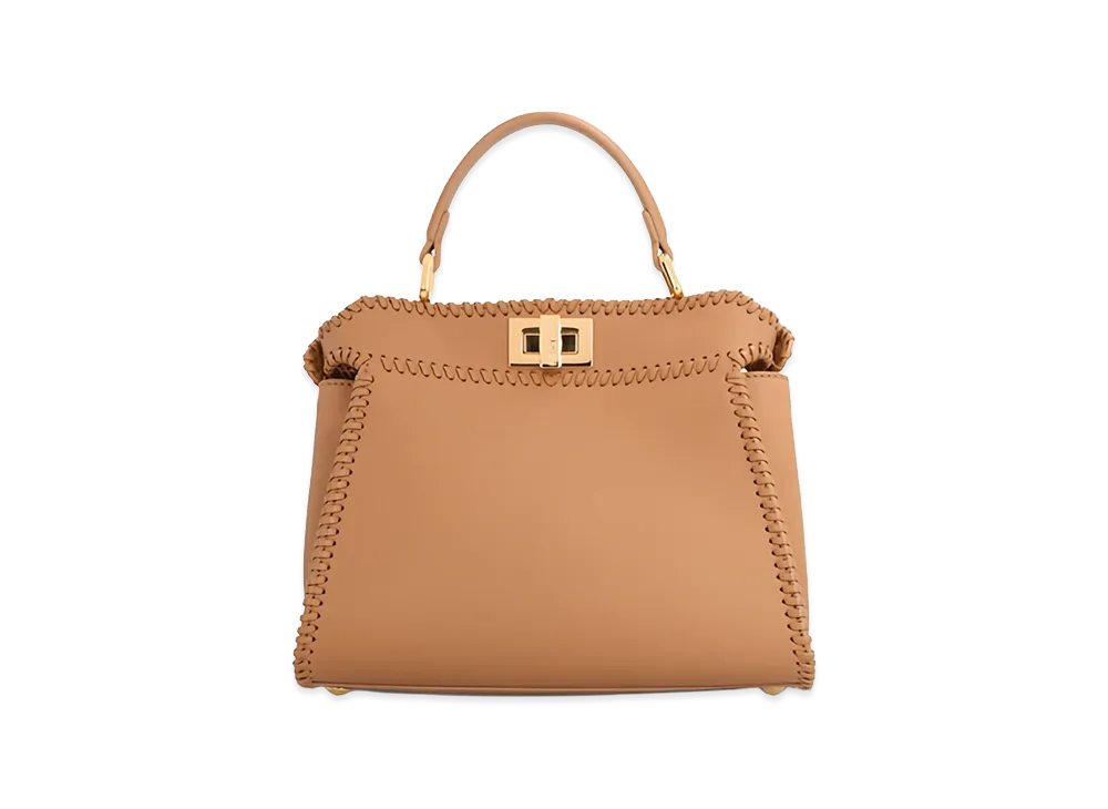 FENDI Women's Peekaboo Mini Handbag "Beige"