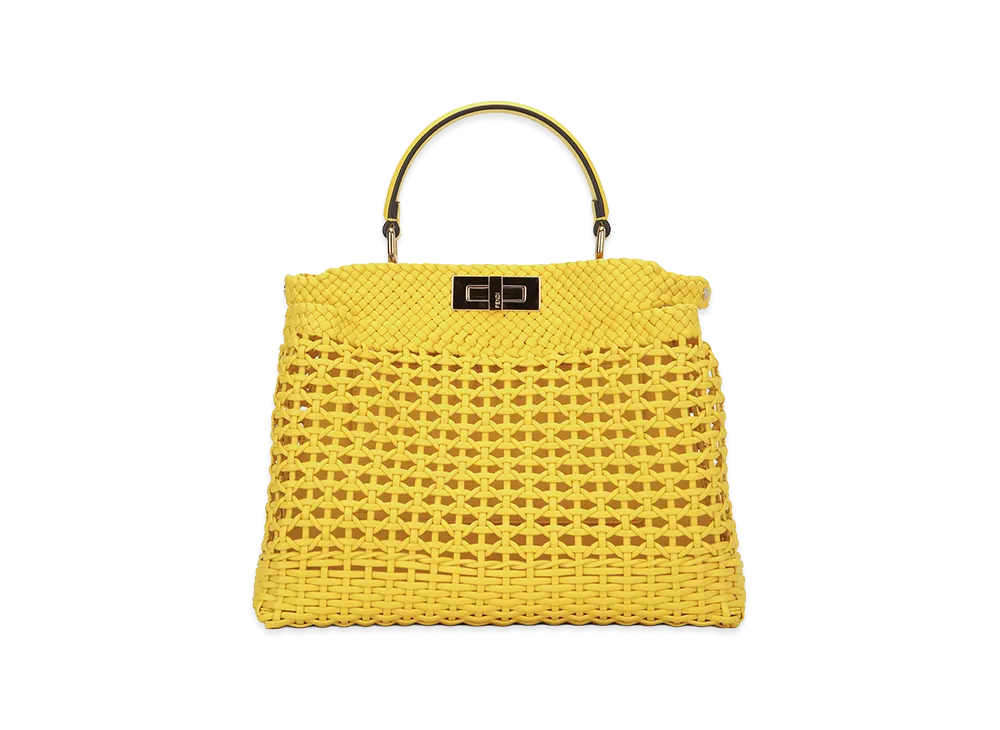 FENDI Women's Peekaboo Medium Vit.Grace Intr "Yellow"