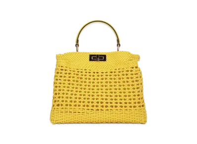 FENDI Women's Peekaboo Medium Vit.Grace Intr "Yellow"