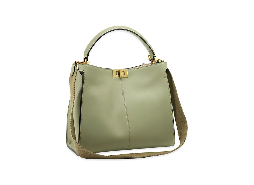 FENDI Women's Handbag (with shoulder strap) Peekaboo X-Lite Regular "Mandorlo"