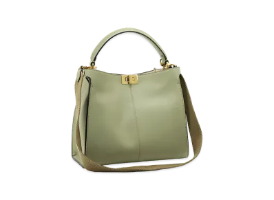 FENDI Women's Handbag (with shoulder strap) Peekaboo X-Lite Regular "Mandorlo"