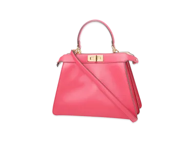 FENDI Handbag/Shoulder Bag/Peekaboo ISeeU "Raspberry"