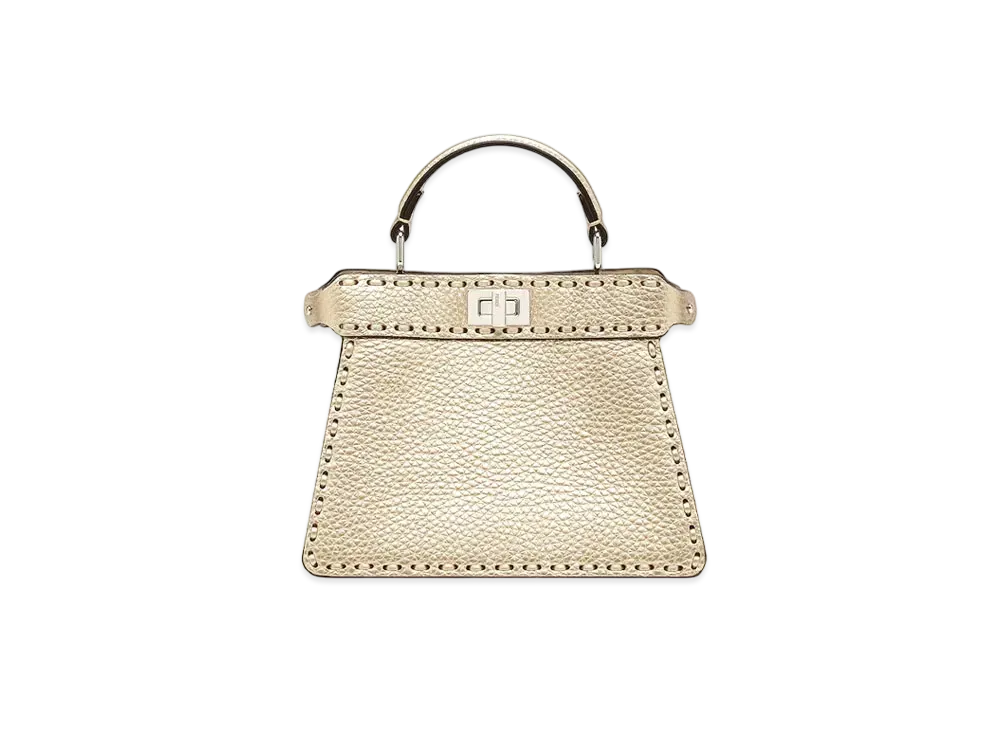 FENDI Peekaboo ISeeU Petite "Gold"