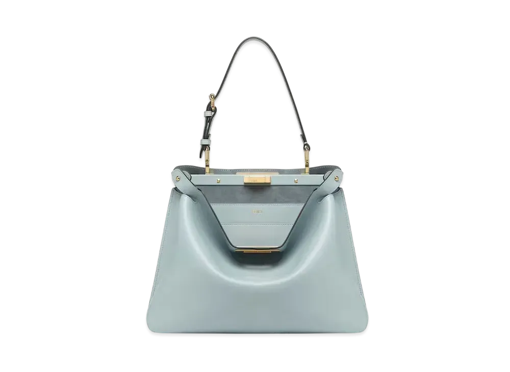 FENDI Peekaboo Soft Medium "Light Blue"