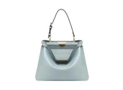 FENDI Peekaboo Soft Medium "Light Blue"