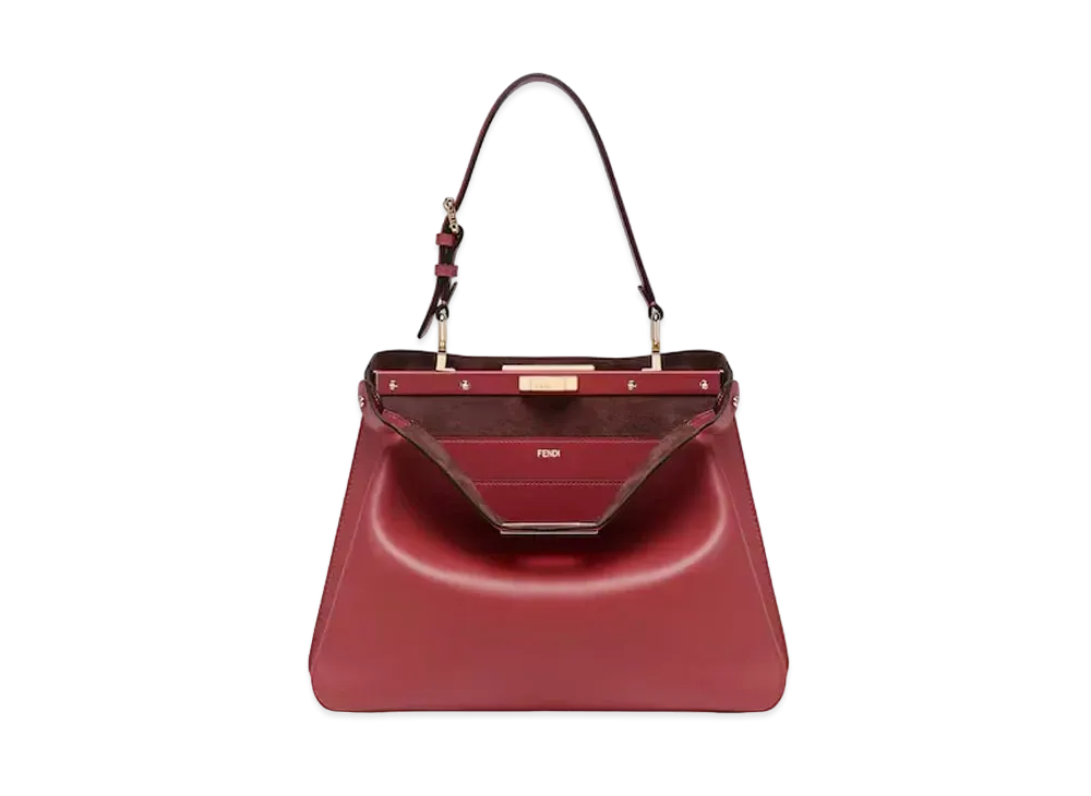 FENDI Peekaboo Soft Medium "Red"