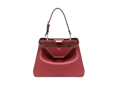 FENDI Peekaboo Soft Medium "Red"