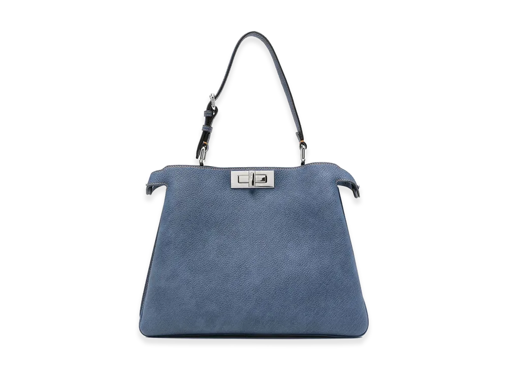 FENDI Women's Peekaboo Soft Medium Shoulder Bag "Blue"