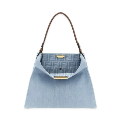 FENDI Women's Way Medium Handbag "Light Blue"