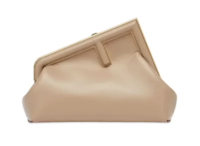FENDI First Small Leather Bag "Dub Gray"