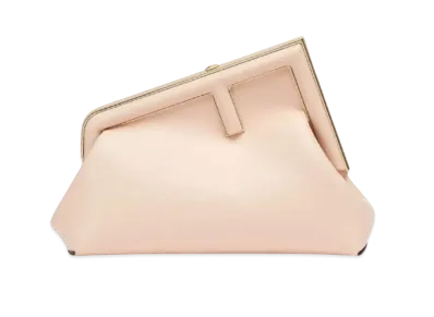 FENDI First Small Leather Bag "Pale Pink"