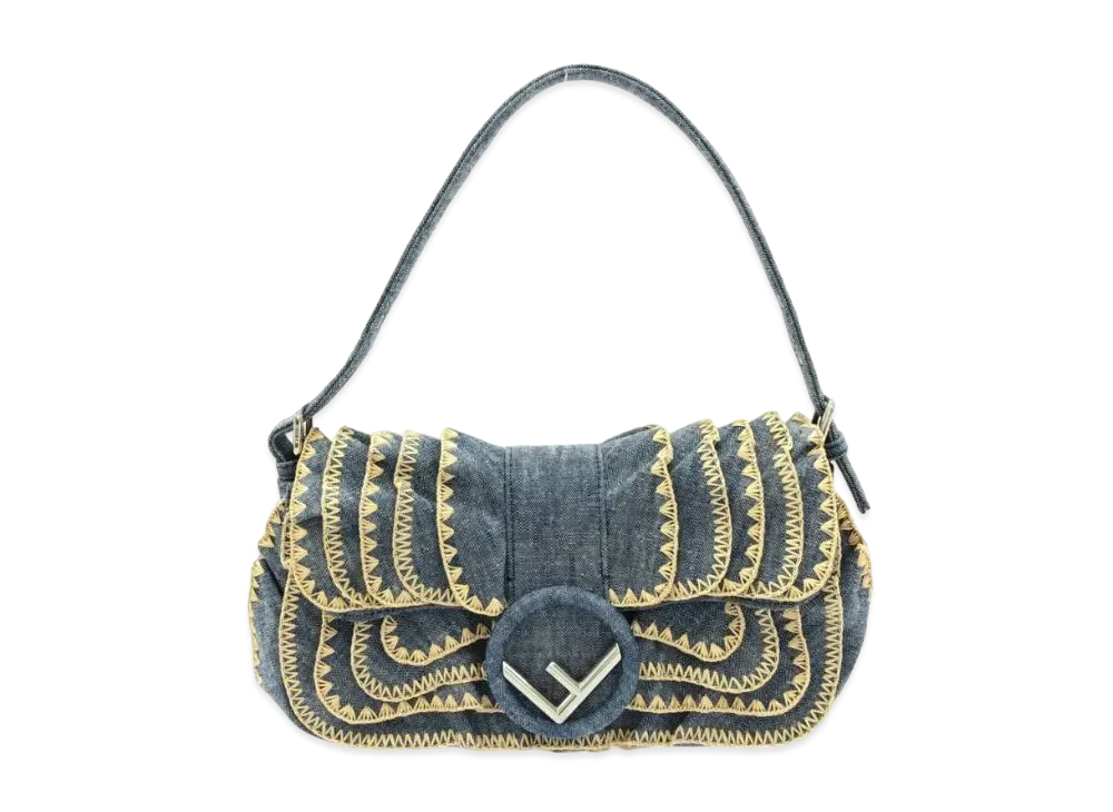 FENDI Canaev Shoulder Bag "Blue"