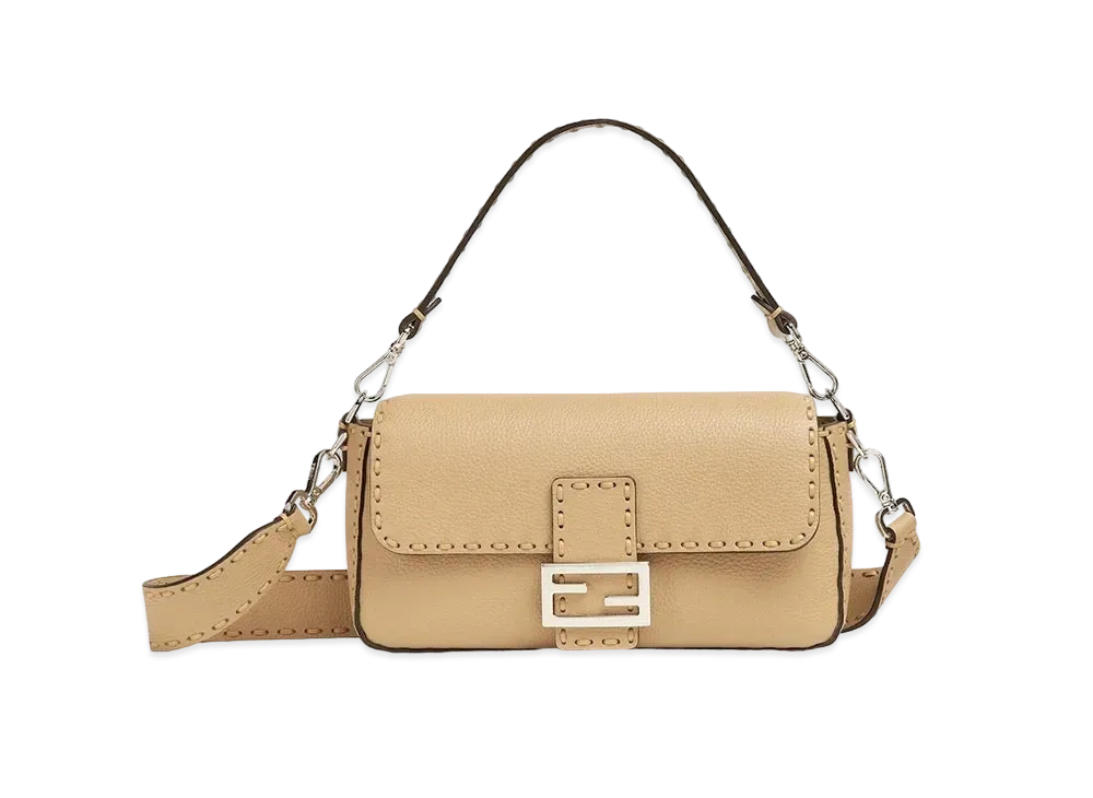 FENDI Baguette Selleria Bag "Beige"