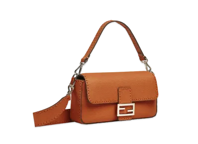 FENDI Baguette Selleria Bag "Brown"