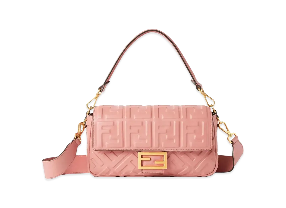 FENDI Women's Baguette Medium Shoulder Bag "Pink"