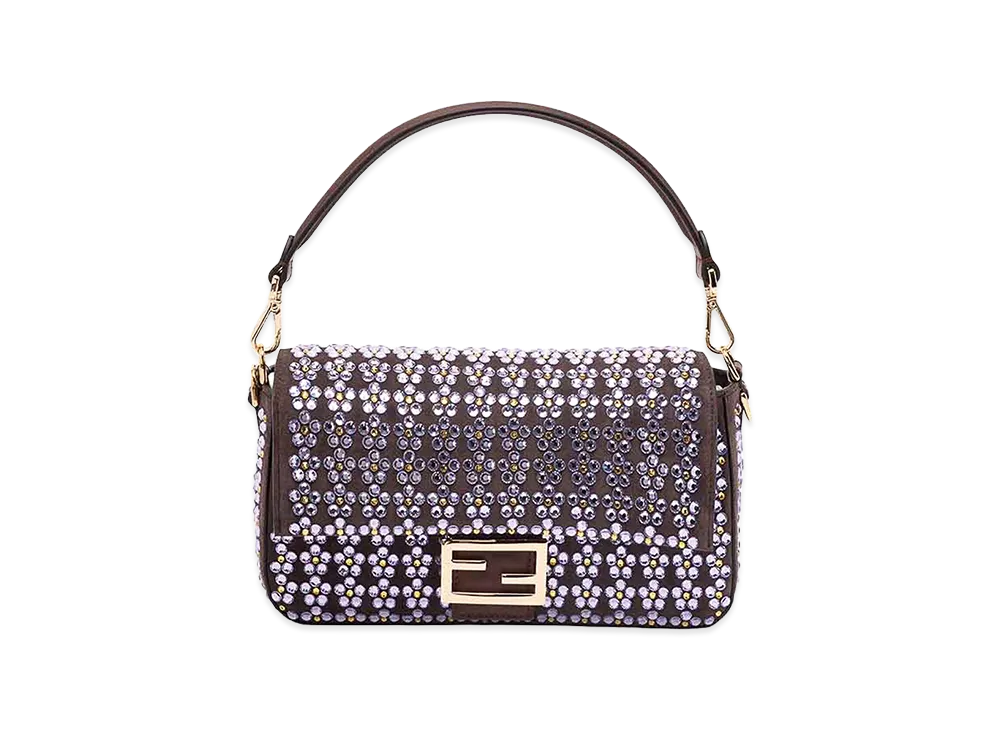 FENDI Women's Baguette Crosta Go Rain Sholder Bag "Multicolor"