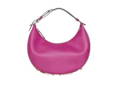 FENDI Graphy Small Leather Bag "Fuchsha"