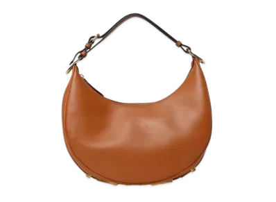 FENDI Graphy Small Leather Bag "Brown"