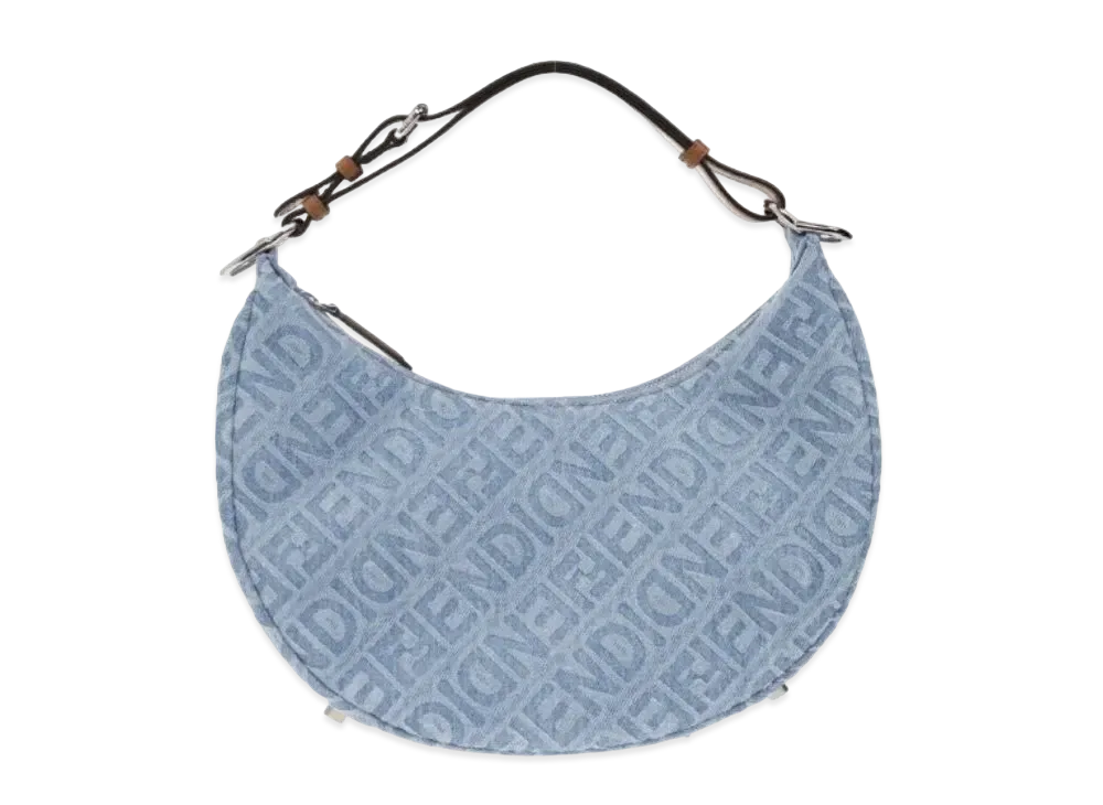 FENDI Graphy Small Denim Bag "Light Blue"