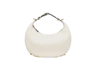 FENDI Fendigraphy Medium Leather Bag "White"
