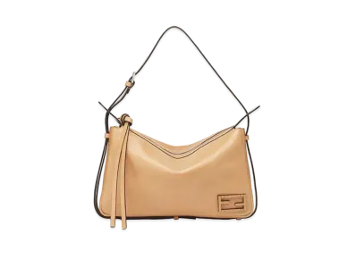 FENDI Simply Fendi Medium Leather Bag "Brown"