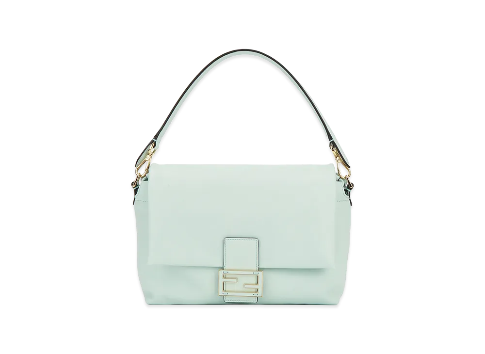 FENDI Women's Mamma Bag M Nappa Blossom No Charms Attached "Fairy Green"
