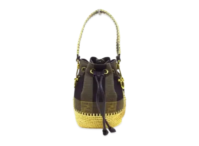 FENDI Minimont Rezor Shoulder Bag "Dark Brown"