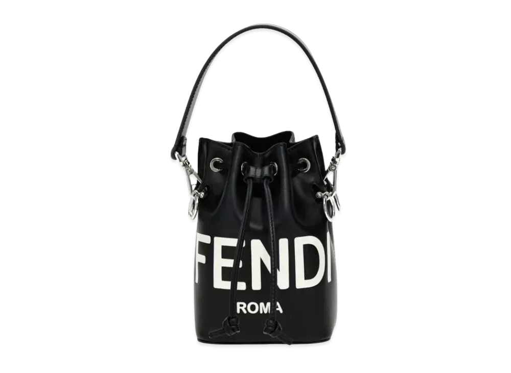 FENDI Mon Tresor Leather Mini Bag "Black"
