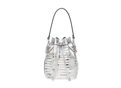 FENDI by MARC JACOBS Mon Tresor Quilting Leather Mini Bag "Silver"