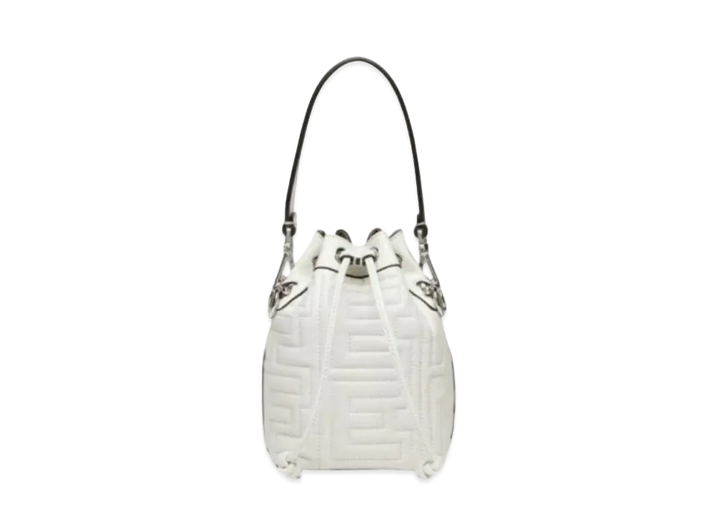 FENDI by MARC JACOBS Mon Tresor Quilting Nappa Leather Mini Bag "White"