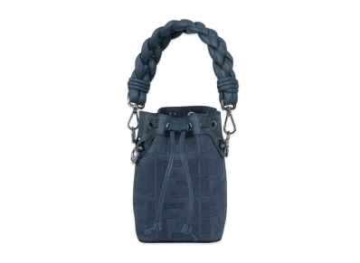 FENDI Mon Tresor FF Canvas Mini Bag "Blue"