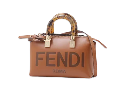 FENDI 2Way Handbag/Shoulder Bag/By The Way Mini "Darkbrown"