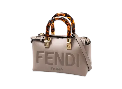 FENDI 2Way Handbag/Shoulder Bag/By The Way Mini "Tortora"